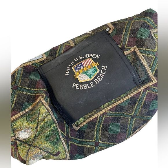 100th U.S. Open 2000 Pebble Beach Tapestry Stuff Bag with Carrying Handle - Picture 1 of 6